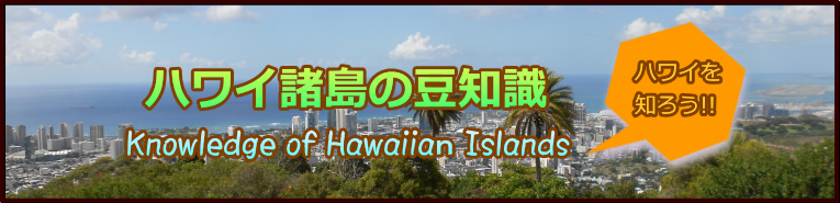 ハワイ諸島の豆知識